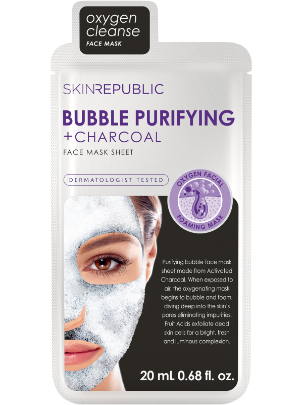 Skin Republic Skin Republic Bubble Purifying Charcoal Arındırıcı Kömürlü Yüz Maskesi